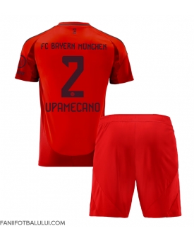 Bayern Munich Dayot Upamecano #2 Echipament de Fotbal Replică 2024-25 Copii Acasa (+ Șorturi)